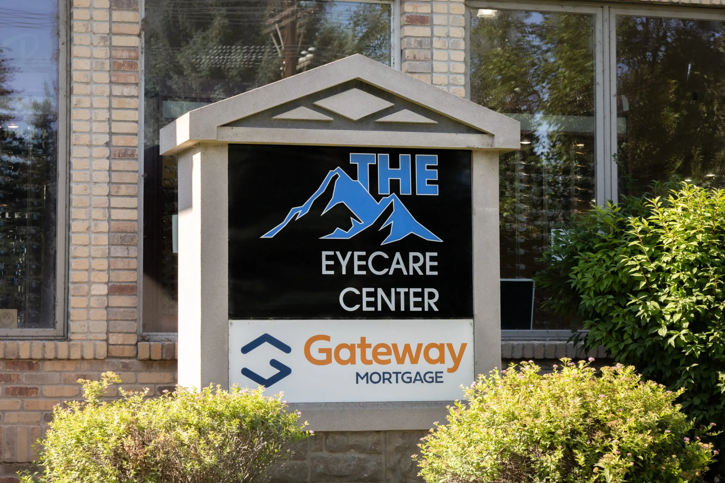 IMG_3940 The Eyecare Center roadside sign outside the office